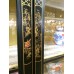 Black Lacquer Asian-Style China Cupboard